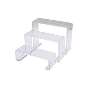 POŞETLİ 3 BOY MERDİVEN TEŞHİR AYAK YÜKSEKLİK: 6-11.5-16.5CM DERiNLİK: 6.5CM EN: 19.5-20.5-21.5CM (5286)