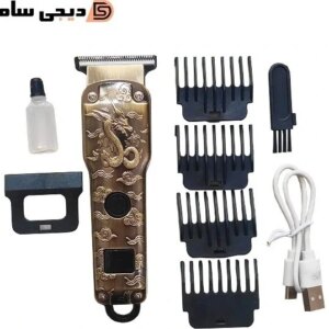 Profesyonel Dijital Saç Sakal Kesim Tıraş Makinesi Kuaförlerin Tercihi (5286)