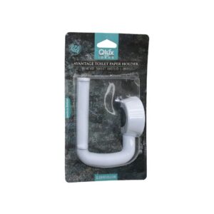 QLUX L-00107 AVANTAGE TUVALET KAĞITLIK BEYAZ PLASTİK YAPIŞKANLI - VİDALI MONTAJ (5286)
