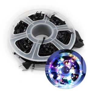 Renkli Vip Profesyonel 25 Metre Renkli LED Işık 220V Fişli Renkli (5286)