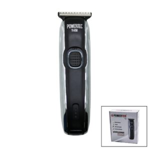 SAÇ SAKAL ENSE ÇİZİM TRAŞ MAKİNESİ HIZLI USB ŞARJLI - ŞARJ GÖSTERGELİ - T BIÇAK - KROM KAPLAMA GÖVDE TR-858C (5286)