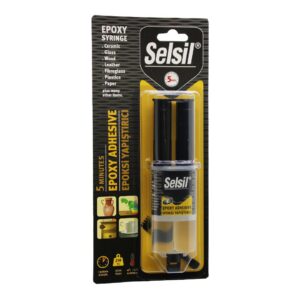 SELSİL EPOXY SYRINGE ADHESİVE ŞIRINGA EPOKSİ YAPIŞTIRICI 28GR. ALÜMİNYUM - CAM - PORSELEN - SERAMİK - AHŞAP - METAL (5286)