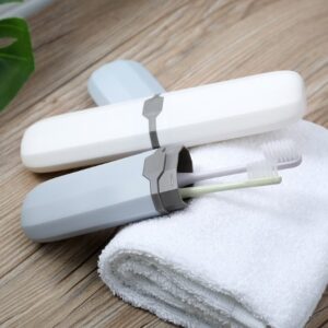 Seyahat Tipi Diş Fırçası ve Makyaj Fırça Kabı 2 Renk (5286)