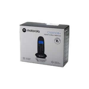 SİYAH DİJİTAL KABLOSUZ - TELSİZ TELEFON ARAYAN NO GÖRME 50 HAFIZA C1001CB (5286)