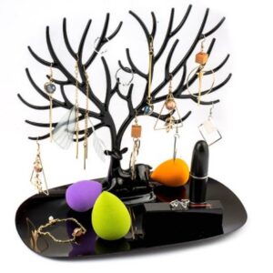 Siyah Geyik Tasarımlı Takı Mücevher Standı (5286)