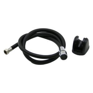 SİYAH PLASTİK PERLATÖRLÜ TAHARATMATİK HORTUM  120CM (5286)