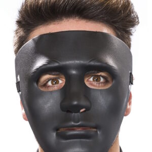 Siyah Renk Hip Hop Anonim Jabbawockeez Dans Maskesi 18x19 cm (5286)