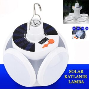 Solar 5 Kanatlı Kamp Lambası (5286)