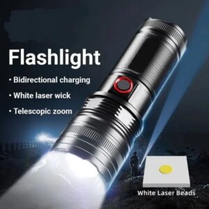 Taktik LED El Feneri 2000m, Güçlü Uzun Menzilli LED El Feneri XA-B702 (5286)