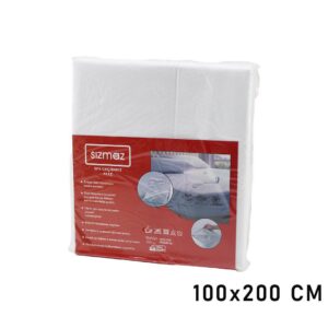 TEK KİŞİLİK YATAK KORUYUCU SIVI GEÇİRMEZ ALEZ 100X200CM HAVA ALIR ANTİBAKTERİYEL ANTİALERJİK (5286)