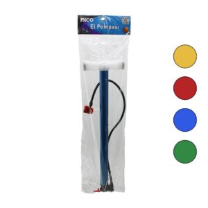 TERS BASMALI METAL GÖVDE PLASTİK KOL İRAN EL POMPASI 55CM TOP - BİSİKLET - MOTOR AYAKLIK APARATLI (5286)