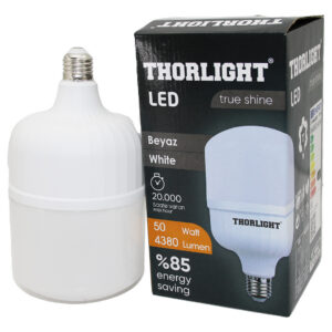THORLIGHT 50W E27 TORCH T-SHAPE BEYAZ LED AMPUL T-50B (5286)