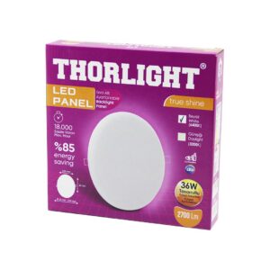 THORLIGHT S-236 36W 22CM BEYAZ LED PANEL SIVA ALTI AYARLI MANDALLI 6400K - 2700LM - 18000 SAAT - 2835 SMD (5286)