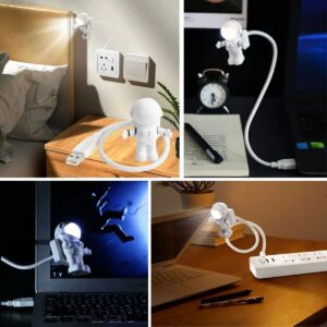 USB Astronot Gece Lambası, Masa Lambası, Kitap Okuma Lambası Işığı (5286)