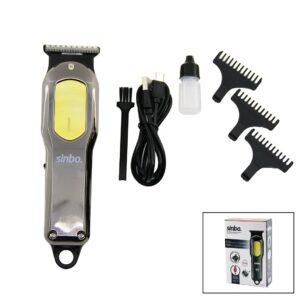 USB ŞARJLI - LCD GÖSTERGELİ SAÇ KESME TRAŞ MAKİNESİ GÖVDE KROM KAPLAMA SHC-1903 (5286)