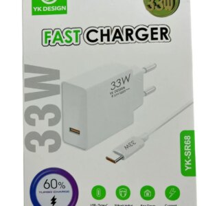 Usb Type-c 33W Şarj Aleti YK-SR68 (5286)