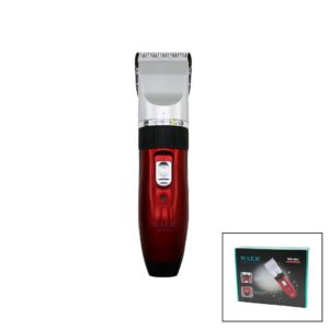 WAER WA-001 SAÇ SAKAL KESME TRAŞ MAKİNESİ ÇİFT BATARYAFİŞ ŞARJLIKESİM AYARLI BIÇAK=0.8--2.0MMR.KROM KAPLI GÖVDE (5286)