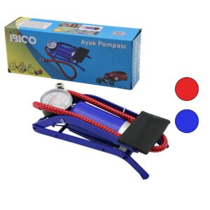YAYAT MODELİNCE PİSTONLU AYAK POMPASI OTO-ARAÇ - BİSİKLET-MOTOR LASTİK - TOP - ŞİŞME HAVUZ-YATAK (5286)
