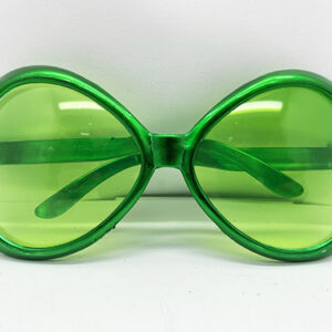 Yeşilçam Temalı Parti Gözlüğü Yeşil Renk 7x16 cm (5286)