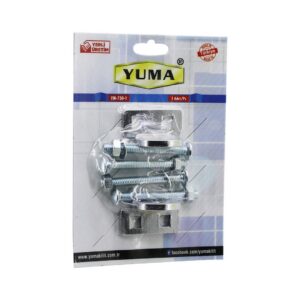 YUMA YM-730-1 KAPI EMNİYET REZESİ  ASMA KİLİT TAKILABİLİR MENTEŞE (5286)