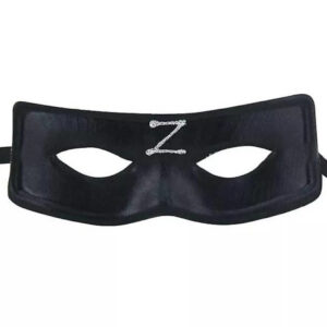 Zorro Maskesi Arkadan Lastikli Z Baskılı (5286)