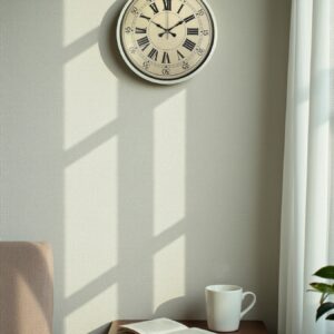 Zentime 36 Cm Sarı Dekoratif Duvar Saati