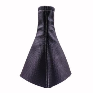 Tüm Araçlara Uyumlu Vites Körüğü Siyah Vinil Gri Dikiş