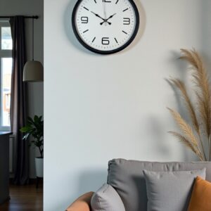 Zentime 36 Cm Siyah Dekoratif Duvar Saati