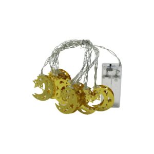 2MT METAL AYYILDIZ PİLLİ RAMAZAN LED IŞIK (5286)