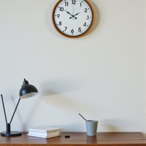 Zentime 36 Cm Turuncu Dekoratif Duvar Saati