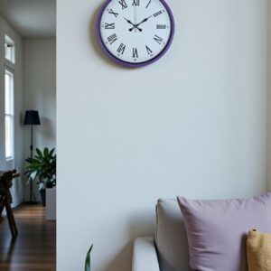 Zentime 36 Cm Mor Dekoratif Duvar Saati