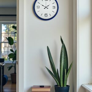 Zentime 36 Cm Lacivert Dekoratif Duvar Saati