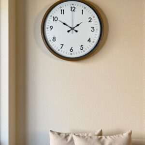 Zentime 36 Cm Kahverengi Dekoratif Duvar Saati