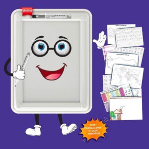 ANKAVERSE 32 Farklı Etkinlikli Kalem ve Silgi Hediyeli Eğitici Sihirli Etkinlik Tahtası