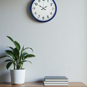 Zentime 36 Cm Lacivert Dekoratif Duvar Saati