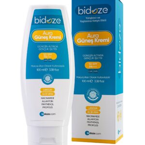 Bidoze Aura Yatıştırıcı & Anti Aging Etkili Güneş Kremi 100 ML | Leke Karşıtı ve Onarıcı Bakım