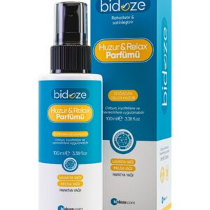 Bidoze Huzur & Relax Parfümü 100 Ml. | Sakinleştirici Uyku ve Yastık Spreyi