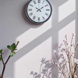 Zentime 36 Cm Gri Dekoratif Duvar Saati