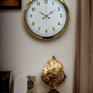 Zentime 40 Cm Gold Lüks Duvar Saati