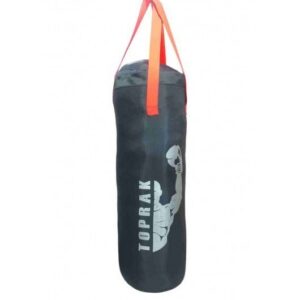 Boks Torbası Eldiven Ve Karabina Hediyeli İçi Dolu 60x22cm Füme