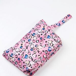 Makyaj Çantası Ve Çok Amaçlı El Çantası Kalp Desenli