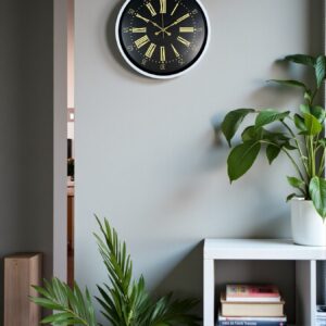 Zentime 36 Cm Beyaz Dekoratif Duvar Saati