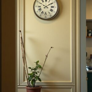 Zentime 36 Cm Kahverengi Dekoratif Duvar Saati