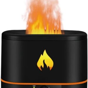 Alev Desenli 2 Lt Su Hazneli Ultrasonik Buhar & Sessiz Çalışma Hava Nemlendirici (5286)