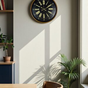 Zentime 36 Cm Kahverengi Duvar Saati