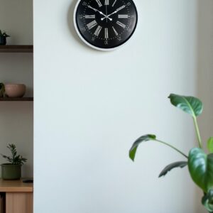 Zentime 36 Cm Beyaz Dekoratif Duvar Saati