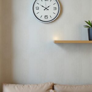 Zentime 36 Cm Beyaz Dekoratif Duvar Saati