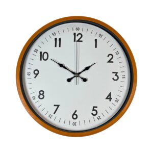 Zentime 36 Cm Turuncu Dekoratif Duvar Saati
