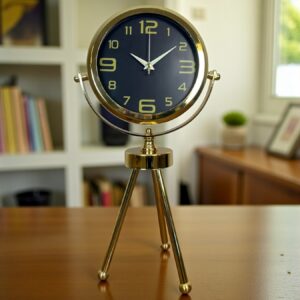 Zentime Vintage Prestige Üç Ayaklı Metal Masa Saati