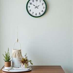 Zentime 36 Cm Yeşil Dekoratif Duvar Saati